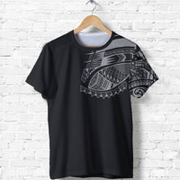 Polynesian T Shirt Polynesian Chest Tattoo Special Gray Unisex Gray - Polynesian Pride
