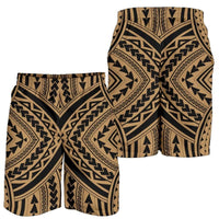Polynesian Tradition Gold Men's Short Men's Shorts Gold - Polynesian Pride