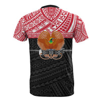 Papua New Guinea T Shirt Papua New Guinea Coat Of Amrs Polynesian Tattoo Style Style Style Style Style - Polynesian Pride