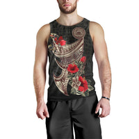 American Samoa Custom Personalised Men's Tank Top - Polynesian Tribal Vintage Style - Polynesian Pride