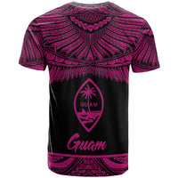 Guam Polynesian T Shirt Guam Pride Pink Version - Polynesian Pride