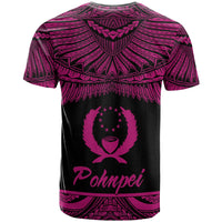 Pohnpei Polynesian Custom T Shirt Pohnpei Pride Pink Version - Polynesian Pride