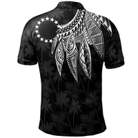 Cook Islands Polo Polynesian Wings (White) - Polynesian Pride