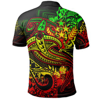 Kosrae Pohnpei Polo Shirt Reggae Shark Polynesian Tattoo - Polynesian Pride