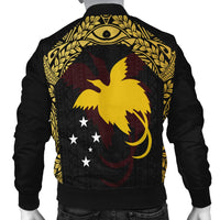 Papua New Guinea Men's Bomber Jacket - Erudite Eye - Polynesian Pride