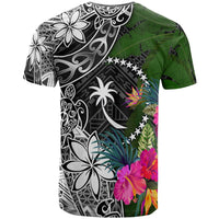 Chuuk Custom T Shirt Turtle Plumeria Banana Leaf - Polynesian Pride