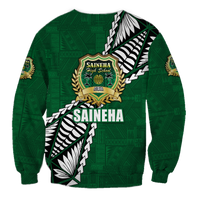 Tonga Saineha High School Tongan Patterns Sweatshirt - LT12 - Polynesian Pride