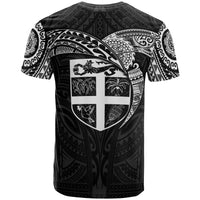 Fiji Polynesian T Shirt Full Color Heart Shield - Polynesian Pride