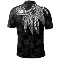 Samoa Polo Shirt Polynesian Wings (White) - Polynesian Pride