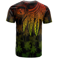 Polynesian Hawaii Custom T shirt Polynesian Wings (Reggae) - Polynesian Pride