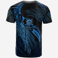 Tuvalu Polynesian T Shirt Tuvaluan Legend Blue Version - Polynesian Pride