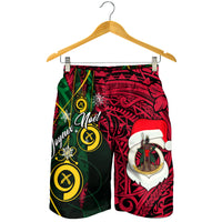 Vanuatu Christmas - Joyeux Nol Santas God Yumi Men Short - LT2 - Polynesian Pride