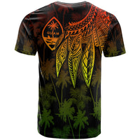 Guam T Shirt Polynesian Wings (Reggae) - Polynesian Pride