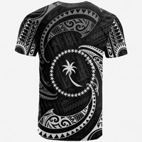 Chuuk Micronesia T Shirt White Tribal Wave - Polynesian Pride