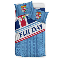 Fiji Day Bedding Set - Tapa Pattern With Flag - LT12 - Polynesian Pride