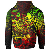 Yap Hoodie Reggae Shark Polynesian Tattoo - Polynesian Pride