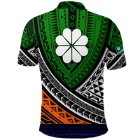 Kwajalein Atoll Tribal Pattern Polo Shirt LT12 - Polynesian Pride
