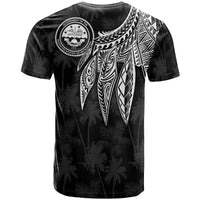 Federated States of Micronesia Custom T Shirt Polynesian Wings (White) - Polynesian Pride