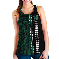 Hawaii Kakau Warrior Football Women Tank Top - LT12 - Polynesian Pride