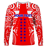 Tuamotu Archipelago Tribal Tattoo Long Sleeve Shirt - LT12 - Polynesian Pride