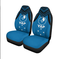 Micronesia Yap - Proud Yapese Car Seat Covers - LT12 - Polynesian Pride