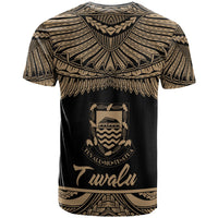 Tuvalu Polynesian Custom T Shirt Tuvaluan Pride Gold Version - Polynesian Pride