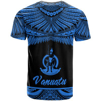 Vanuatu Polynesian T Shirt Vanuatuan Pride Blue Version - Polynesian Pride