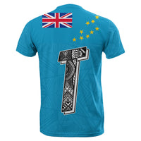 Tuvalu All Over T Shirt Tuvaluan Flag Polynesian Tattoo Flag Style - Polynesian Pride