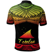 Tokelau Polo Shirt Polynesian Tattoo Reggae Version - Polynesian Pride