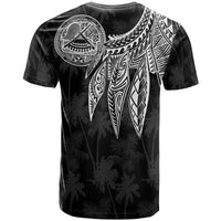 American Samoa T Shirt Polynesian Wings (White) - Polynesian Pride