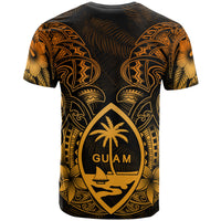 Guam Polynesian T Shirt Gold Turtle Homeland - Polynesian Pride