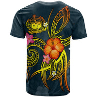 Polynesian Hawaii Custom T Shirt Legend of Samoa (Blue) - Polynesian Pride