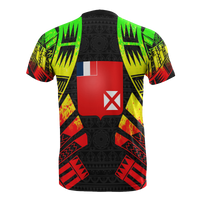 Wallis and Futuna T Shirt Wallis and Futuna Coat of Arms Polynesian Tattoo Reggae Style - Polynesian Pride