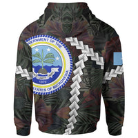 Federated States of Micronesia Zip up Hoodie Chain Polynesian - Polynesian Pride