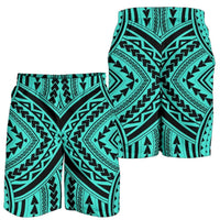 Polynesian Tradition Turquoise Men's Short Men's Shorts Turquoise - Polynesian Pride