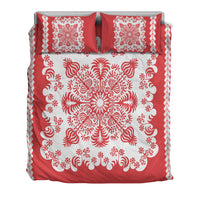 Hawaii Bedding Set Pattern Version Special Red LT13 - Polynesian Pride