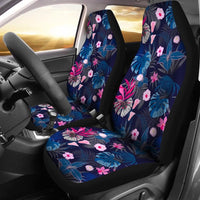 Hawaii Tropical Palm Tree And Flower Car Seat Cover - Polynesian Pride