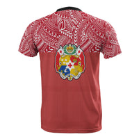 Tonga T Shirt Tonga Coat of Arms Polynesian Tattoo Style Style Style Style Style - Polynesian Pride