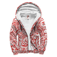 Tonga Patterns Sherpa Hoodie - Polynesian Pride