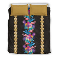 Hawaii Faded Seamless Bedding Set Black - Polynesian Pride