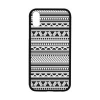 Polynesian 14 Rubber Phone Case One Size iPhone XR (6.1") Black - White - Polynesian Pride