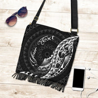 Kanaka Boho Handbag - Custom Personalised Polynesian Pattern Style One Style One Size Black - Polynesian Pride
