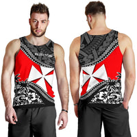 Wallis and Futuna Men Tank Top Fall In The Wave - Polynesian Pride