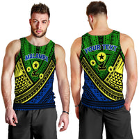 (Custom Personalised) Vanuatu Malampa Province Tribal Pattern Men Tank Top - LT12 - Polynesian Pride