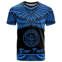 Palau Polynesian Custom T Shirt Palau Pride Blue Version Unisex Blue - Polynesian Pride