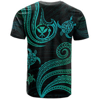 Kanaka Maoli T Shirt Polynesian Turtle With Pattern - Polynesian Pride