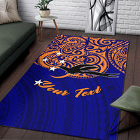 (Custom Personalised) Papua New Guinea New Ireland Pride Area Rug - LT12 - Polynesian Pride