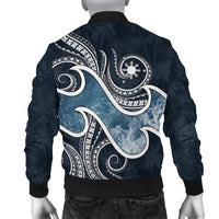 The Philippines Men's Bomber Jacket - Ocean Style - Polynesian Pride