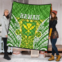 Hawaii Polynesian Quilt - Hawaiian Pattern With Seal - Polynesian Pride