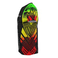 Society Islands T Shirt Society Islands Flag Polynesian Tattoo Reggae Style - Polynesian Pride